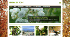 Desktop Screenshot of mainebyfoot.com